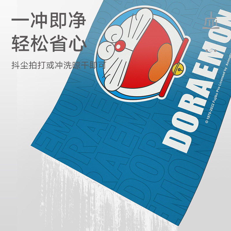 大江哆啦A梦IP联名地垫入户家用大门口门垫卡通进门防滑地毯脚垫,淘宝优惠券,粉丝福利购,淘宝优惠卷
