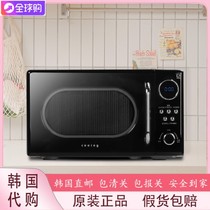 South Korea Straight Mail Cooing Retro Microwave Oven MM-R20E Black 20L Button Type Mini oven