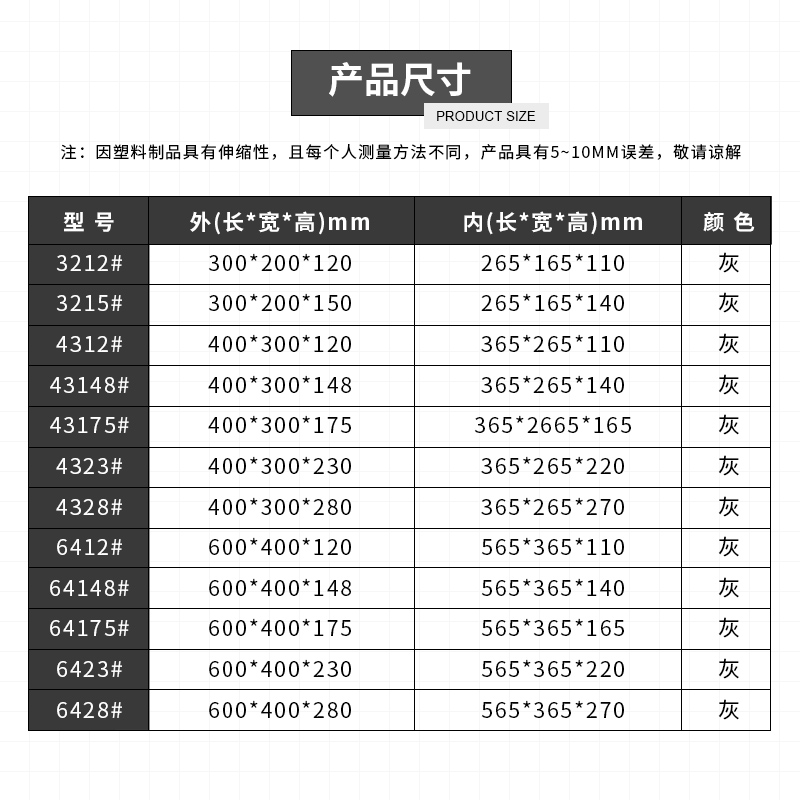 EU箱欧标周转箱物料盒过滤箱物流箱加厚工具盒收纳箱塑料盒包邮