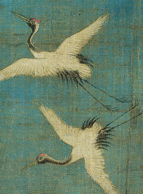 北宋赵佶瑞鹤图古代名画高清微喷