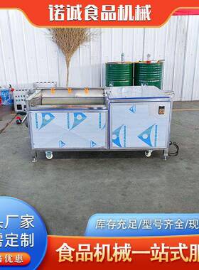 海蛎子去泥清洗机紫薯全自动毛辊清洗机马蹄荸荠毛辊清洗机