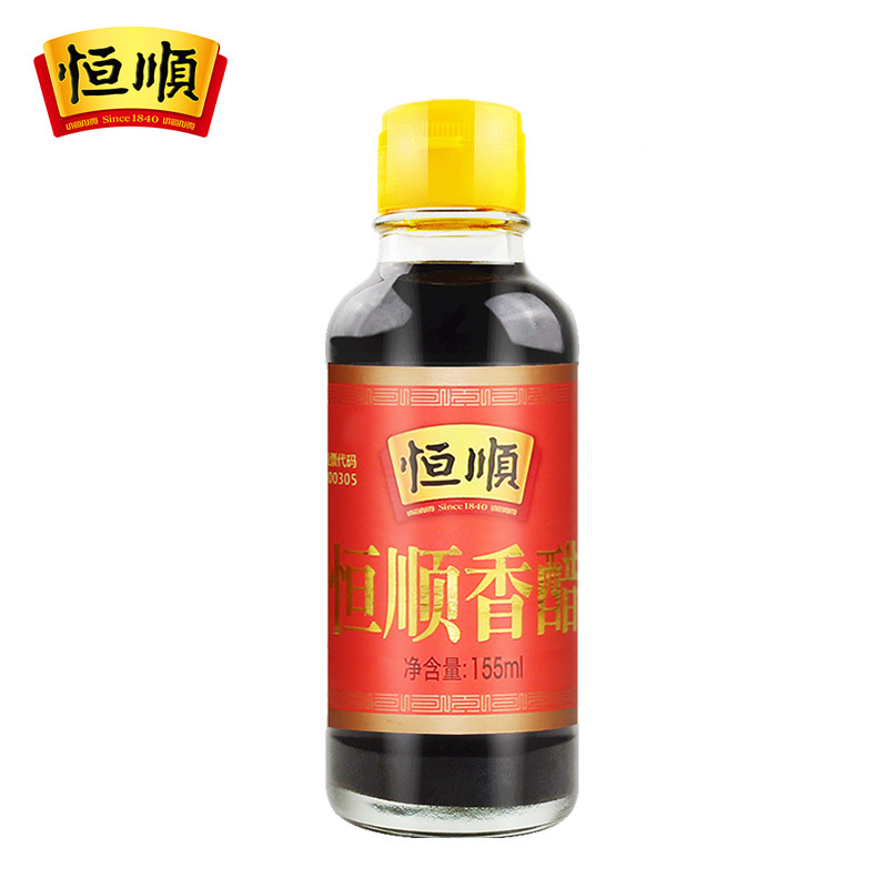 恒顺香醋金优特级镇江香醋色香酸醇浓宴客烹饪155ml*6瓶酿造醋_虎窝淘