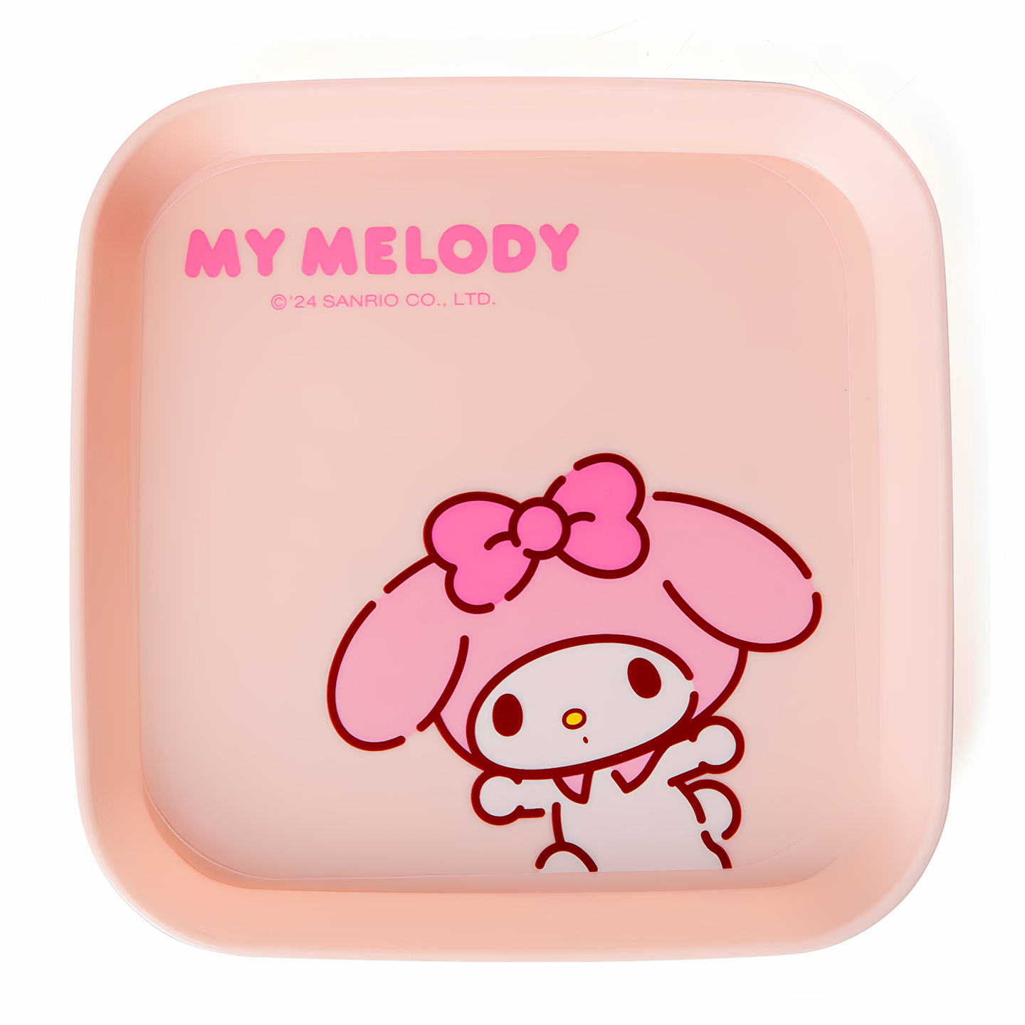 正版三丽鸥骨碟家用轻奢高级零食碟子垃圾盘吐骨头盘碟塑料小托盘 - 图3