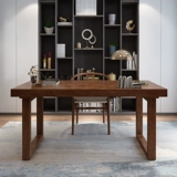 American Loft Simple и Modern Full Wooden Desk Desktop Home Home компьютерный стол длинный стол длинный столик офисный стол