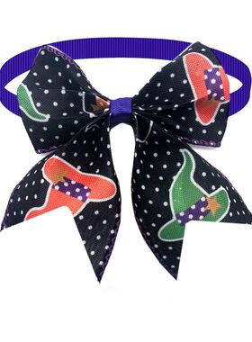 30/50 Pcs Holiday Pet Dog Bow Ties Puppy Halloween Collar Do