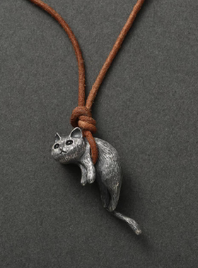 新款南风原创设计复古项链定制气质925男女情侣S925可爱礼物纯银