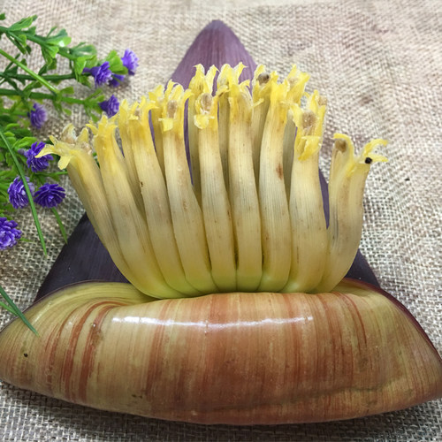 漫泉河 新鲜芭蕉心 芭蕉花 香蕉花大蕉花蕾蕉蕾鲜食花卉 - 图2