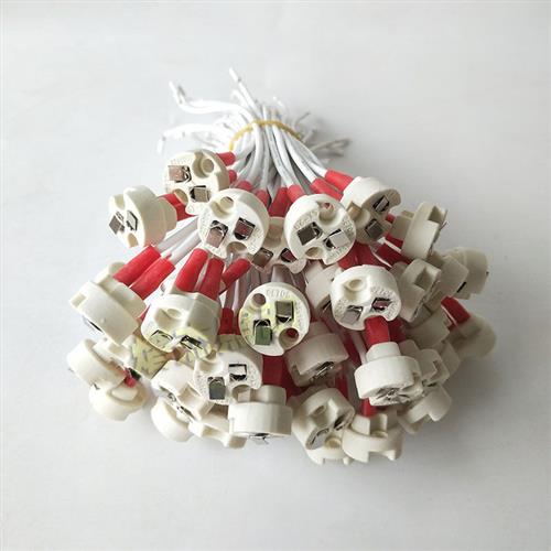 手术无影灯G4 GX5.3G6.35灯座24V150W 24V250W陶瓷灯座耐高温灯头 - 图0