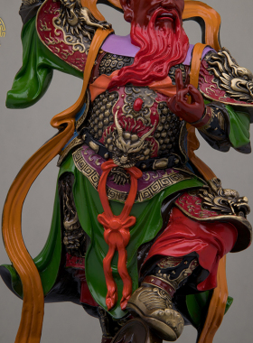 站王灵官神像家用摆件纯铜中式