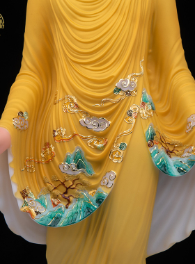 释迦摩尼佛像汉白玉中式家居摆件