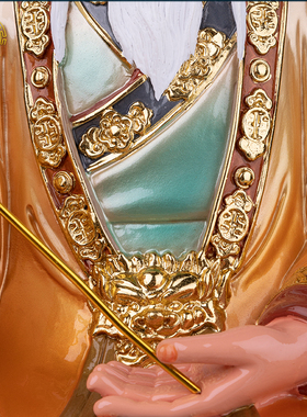 树脂三清道祖神像太上老君摆件