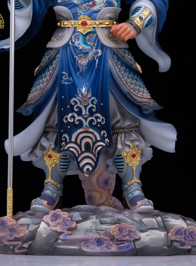 齐天大圣神像汉白玉中式客厅彩绘