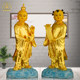 Pure copper ornaments for the living room to attract wealth and treasure.