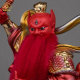 Resin King Lingguan Statue Fire God King Tianjun Chinese style