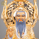 Bohui gilt bronze statue of the Patriarch of the Three Qing Dynasties, Taishang Laojun