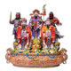 White marble shop decorations five-way God of Wealth statue Buddha statue