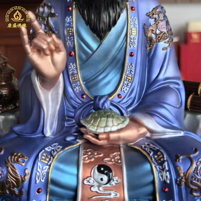 Resin Guiguzi Immortal Master Statue Home Desktop Ornament