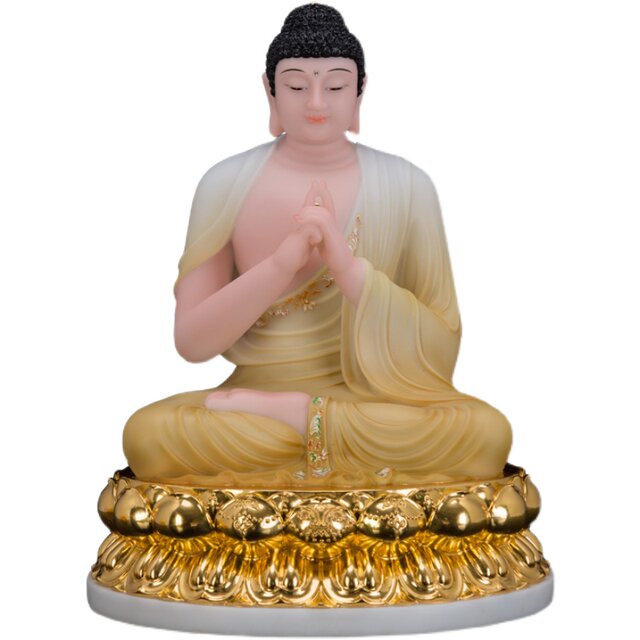 White marble ornaments of Vairocana Buddha in the Five Directions Buddha Hall