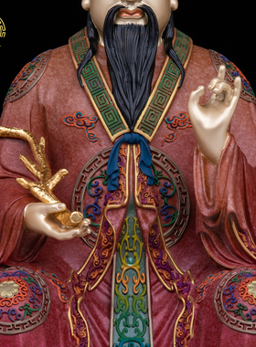 财神爷范蟊神像家用公司招财摆件
