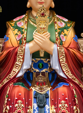 后土娘娘神像黄铜中式供奉摆件