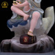 Kangsheng Living Buddha Jigong Buddha Statue White Marble Stone Sculpture