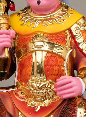 文哲大将军太岁神像树脂家居摆件