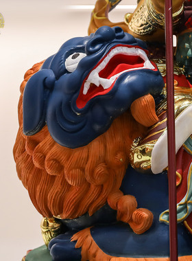 树脂财宝天王像家居客厅招财摆件