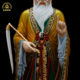 Brass Patriarch Taishang Laojun Statue Desktop Ornament