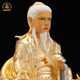 Bronze medicine king statue Chinese style living room medical saint Buddha statue
