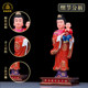 Resin temple twelve mother-in-law statues and twelve mother-in-law sculptures