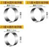 Stainless steel rice cake ring electric cake pan special mold hair cake ring household commercial rice cake ring custom stall thickening