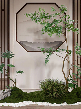 仿真绿植枫树造景仿真树景观假树