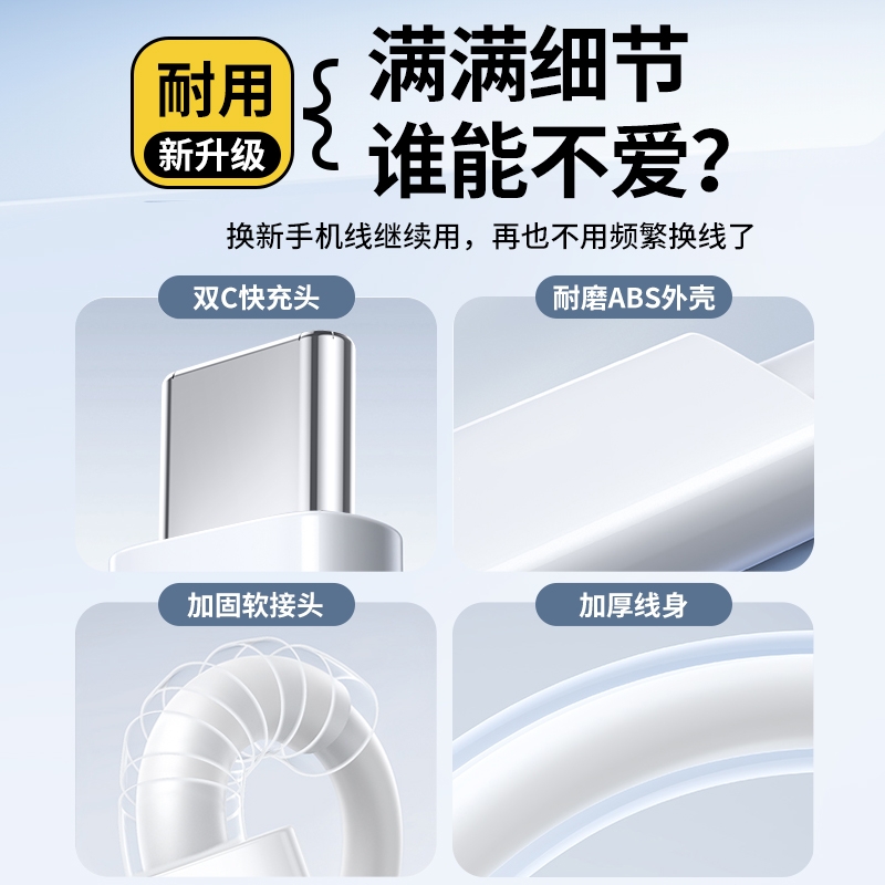 [官方正品]充电器尚品数据线30W快充适用苹果15充电器头iPhone14pro/13/12/11套装ipad手机max数据线20w插头-图0