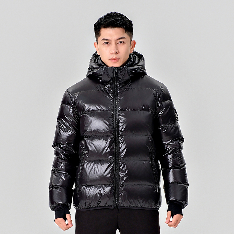 寒思新品情侣款羽绒服 黑钻系列男女同款短款时尚大码外套 2517
