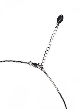 s.deer简约珍珠吊坠项链毛衣链