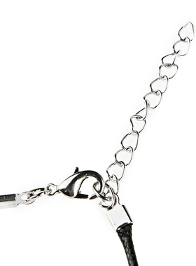 s.deer趣味蜡绳不规则吊坠项链