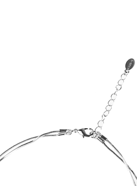 s.deer休闲几何双层吊坠