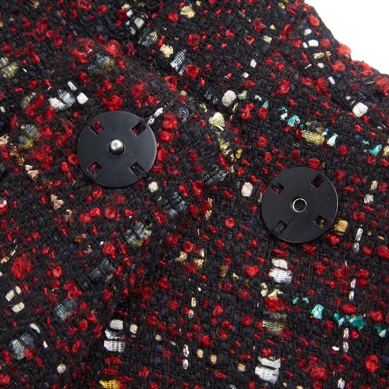 sdeer圣迪奥冬季女装小香风格纹外套连衣裙套装S224Z1434,淘宝优惠券,粉丝福利购,淘宝优惠卷