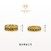 MONOLOGUE Monologue Black Gold Retro Gold Pure Gold Film Love Ring Couple Ring Send Chinese Valentine's Day Gift