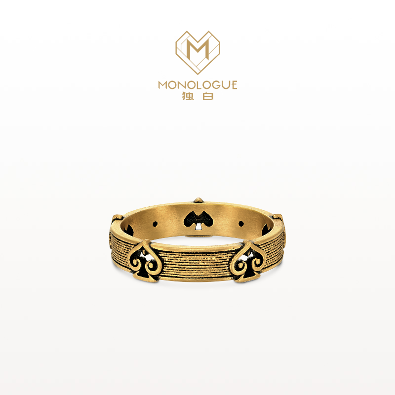 【新品】MONOLOGUE独白当局者潮复古黄金黑桃钻石戒指情侣多款,淘宝优惠券,粉丝福利购,淘宝优惠卷