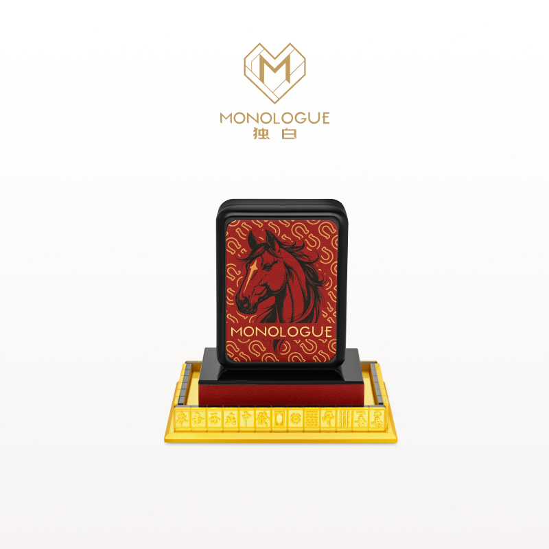 【新品】MONOLOGUE独白当局者潮复古黄金马年麻将發字金章MR2106,淘宝优惠券,粉丝福利购,淘宝优惠卷