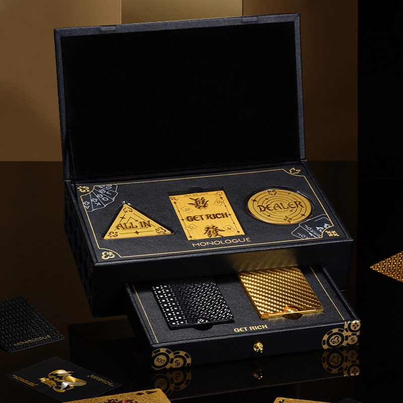 【新年礼物】MONOLOGUE独白当局者潮德州扑克牌金章摆件MR2077,淘宝优惠券,粉丝福利购,淘宝优惠卷