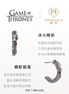 周大福独白权力的游戏银耳饰