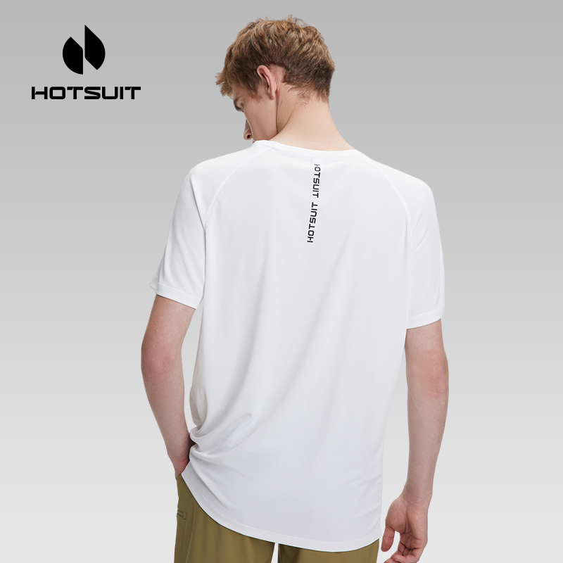 hotsuit后秀运动短袖T恤男2024夏季篮球训练服健身跑步运动衣短T