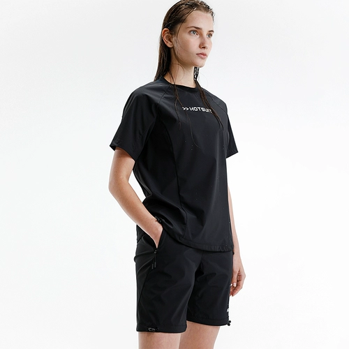 HOTSUIT Осенний дорожный спортивный костюм для спортзала, комплект, короткий рукав, для бега