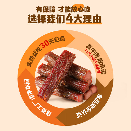 蒙时代风干牛肉干健身正宗内蒙古特产官方旗舰店手撕零食熟食真空 - 图2