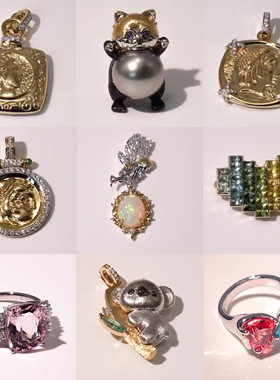 珠宝镶嵌私人定制项链订制纯银金定做名字刻字吊坠手链脚链戒子