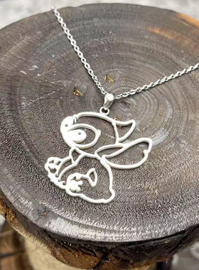 史迪仔可爱卡通项链女送女友礼物