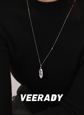 S925纯银京剧脸谱国潮风项链