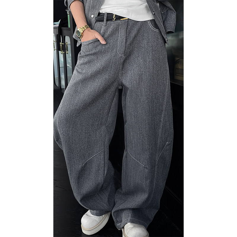 龙叨叨2025春季新品明线设计感解构夹克套装高街外套休闲弯刀裤男,淘宝优惠券,粉丝福利购,淘宝优惠卷